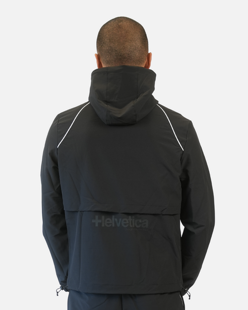 Helvetica Wells Trainingsjacke - Schwarz - Footkorner