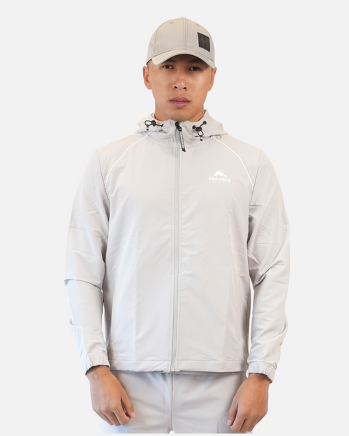 Helvetica Wells Trainingsjacke - Grau - Footkorner