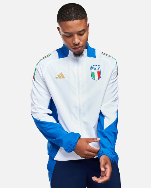 Chaqueta de entrenamiento Italia 2024 - Blanco/Azul - Footkorner