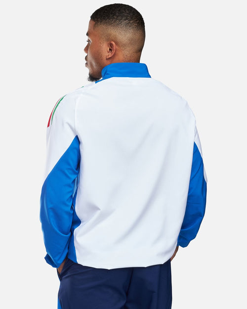 Chaqueta de entrenamiento Italia 2024 - Blanco/Azul - Footkorner