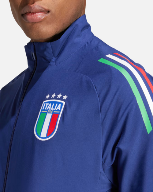 Veste de survêtement Italie - Bleu - Footkorner