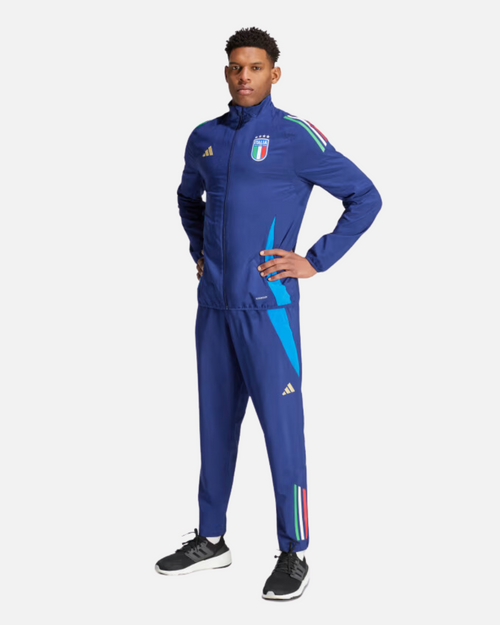 Veste de survêtement Italie - Bleu - Footkorner