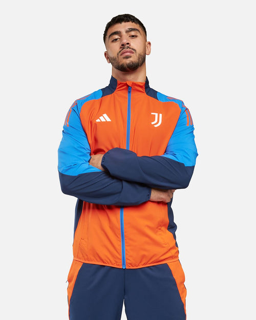 Juventus 2024/2025 Trainingsjacke – Orange/Blau - Footkorner