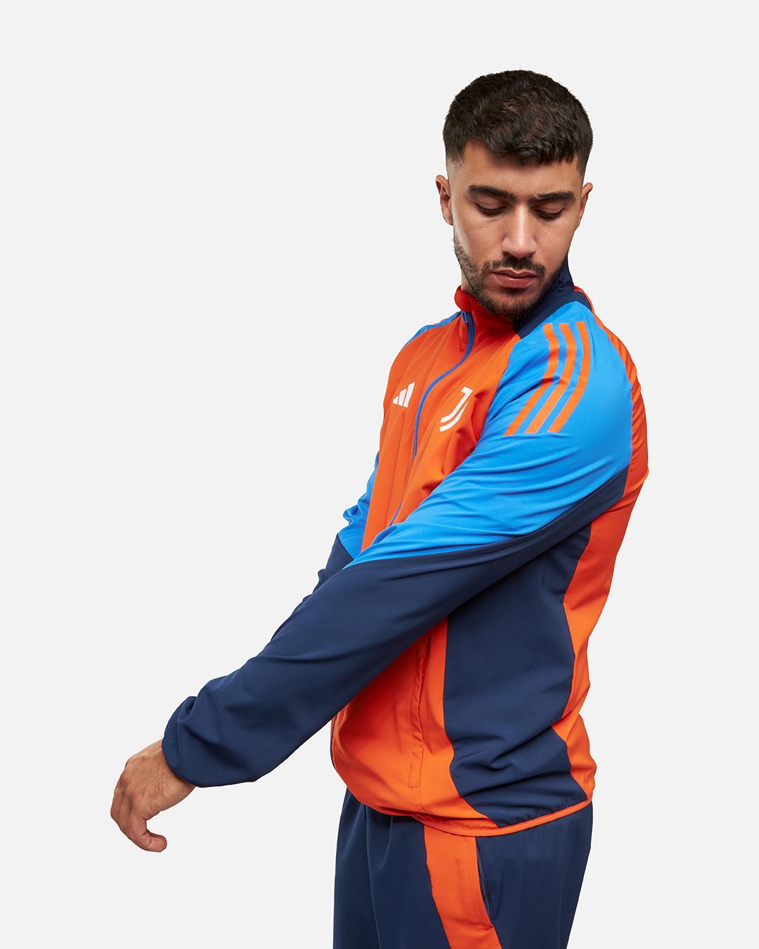 FootkornerJuventus 2024/2025 Trainingsjacke – Orange/Blau