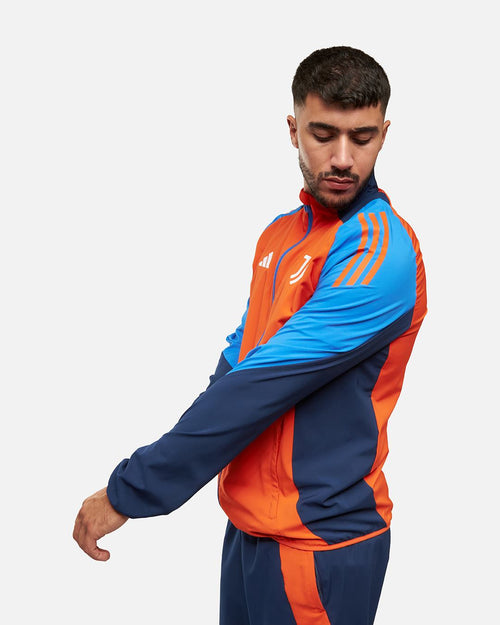 Juventus 2024/2025 Trainingsjacke – Orange/Blau - Footkorner