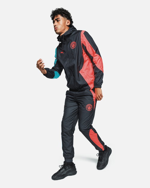 Giacca da allenamento Manchester City 2023/2024 - Nero/Blu/Rosa - Footkorner