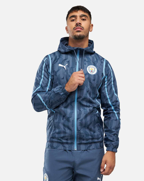 Veste de survêtement Manchester City 2024/2025 - Bleu - Footkorner