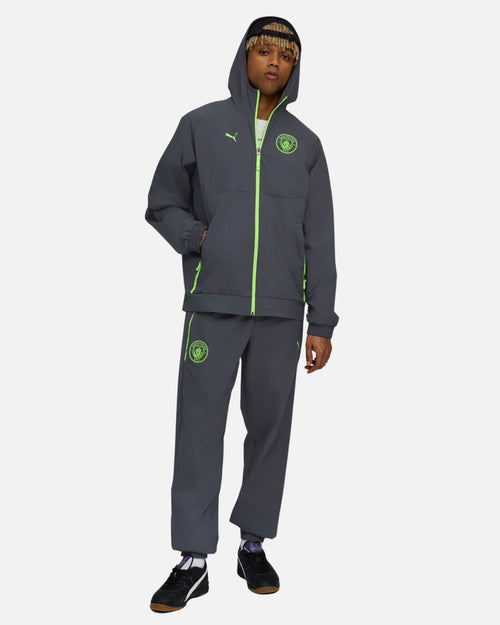 Chaqueta de chándal Manchester City 2025/2026 - Gris/Amarillo - Footkorner