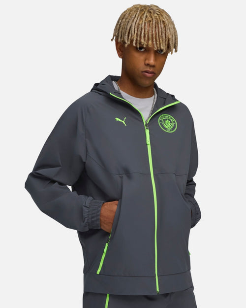 Chaqueta de chándal Manchester City 2025/2026 - Gris/Amarillo - Footkorner