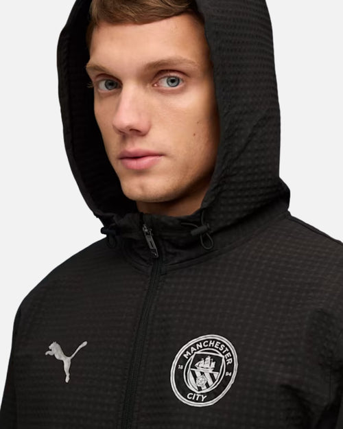 Veste de survêtement Manchester City 2025/2026 - Noir - Footkorner