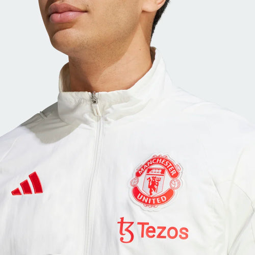 Manchester United Trainingsjacke - Weiß/Rot/Grün - Footkorner