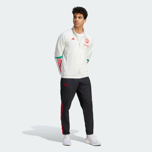 Manchester United Trainingsjacke - Weiß/Rot/Grün - Footkorner