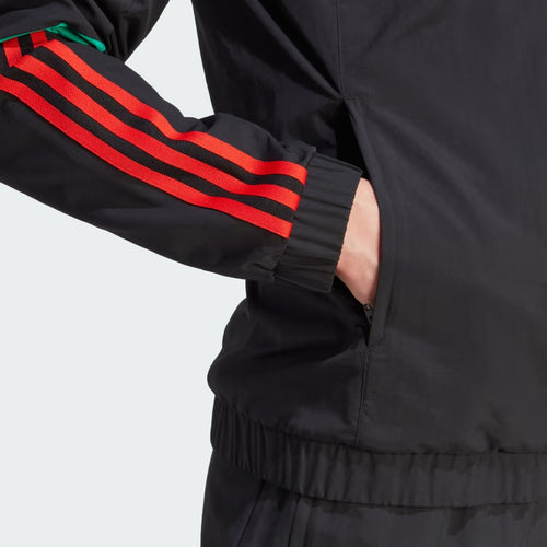 Giacca da tuta del Manchester United - Nero/Rosso/Verde - Footkorner