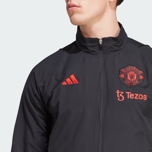 Giacca da tuta del Manchester United - Nero/Rosso/Verde - Footkorner