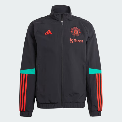 Giacca da tuta del Manchester United - Nero/Rosso/Verde - Footkorner