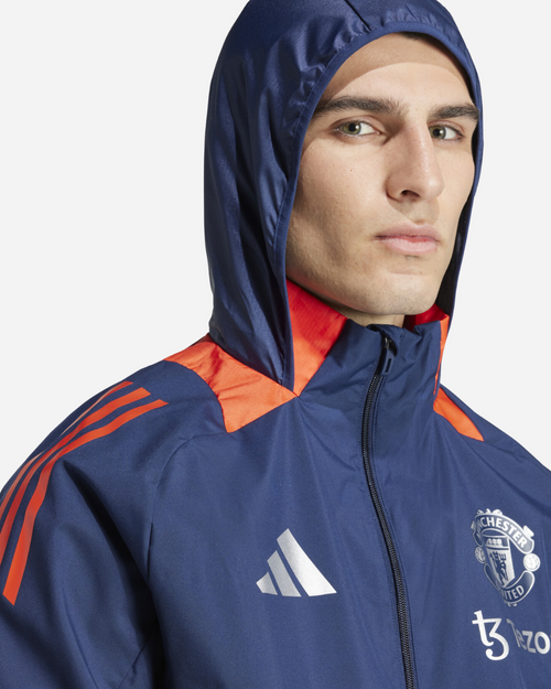 Veste de survêtement Manchester United 2024/2025 - Bleu/orange - Footkorner