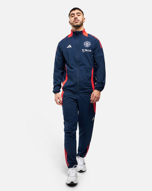 Manchester United 2024/2025 Training Jacket - Blue/Orange - Footkorner