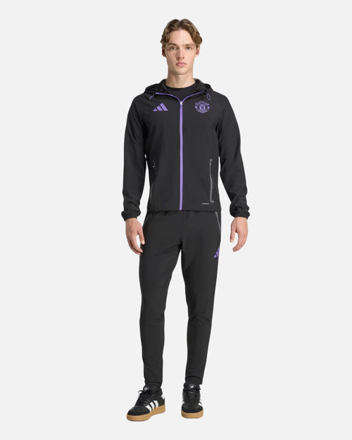 Veste de survêtement Manchester United 2025/2026 - Noir/Violet - Footkorner
