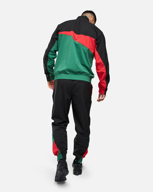 Chaqueta de chándal Marruecos 2024 - Negro/Rojo/Verde - Footkorner