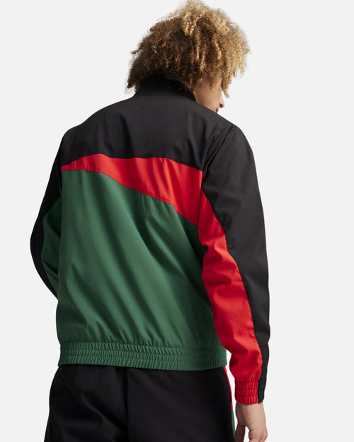 Veste de survêtement Maroc 2024 - Noir/Rouge/Vert - Footkorner