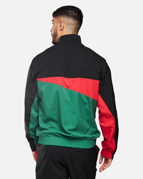 Chaqueta de chándal Marruecos 2024 - Negro/Rojo/Verde - Footkorner