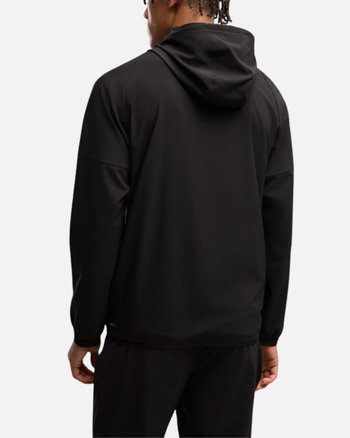 Veste de survêtement Maroc PowerTrain Woven - Noir/Vert - Footkorner