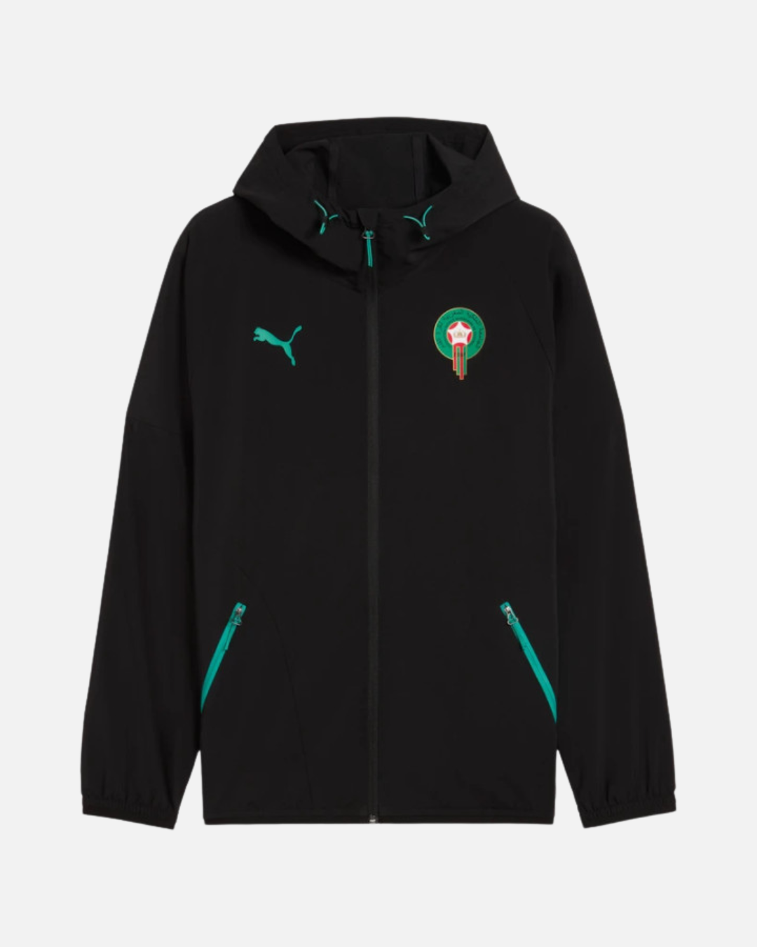 FootkornerVeste de survêtement Maroc PowerTrain Woven - Noir/Vert
