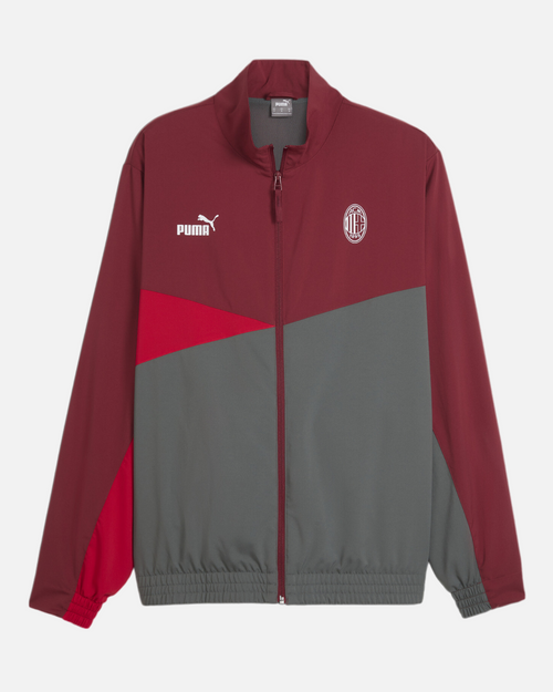 Veste de survêtement Milan AC - Rouge/Gris - Footkorner
