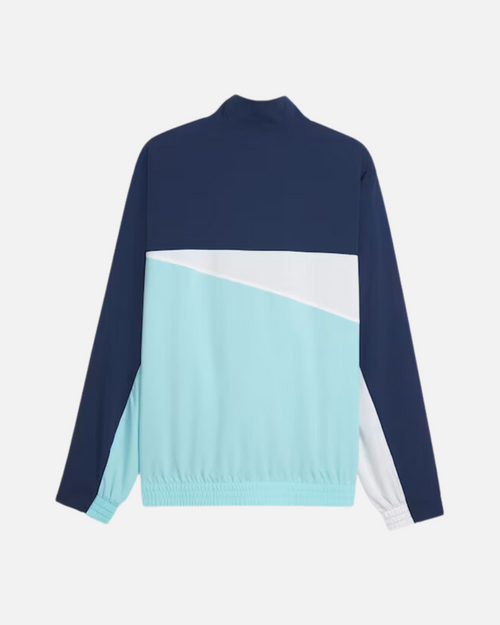 Veste de survêtement OM - Bleu/Blanc - Footkorner