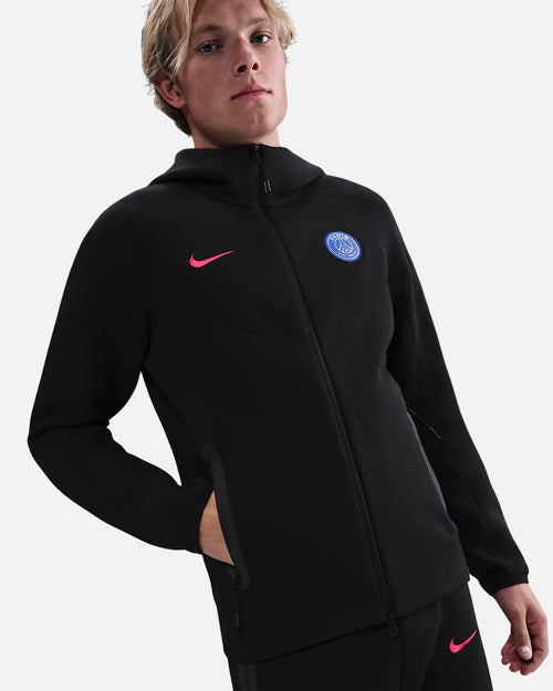 Veste de survêtement PSG Tech Fleece 2025/2026  - Noir - Footkorner