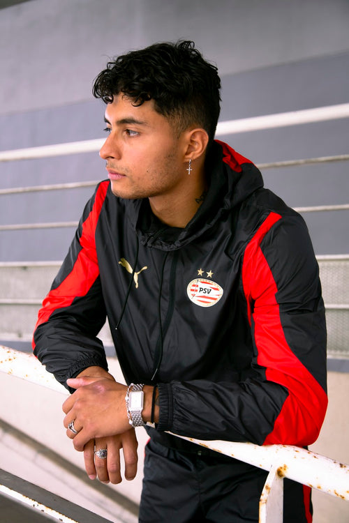 PSV Eindhoven Trainingsjacke - Schwarz/Rot - Footkorner