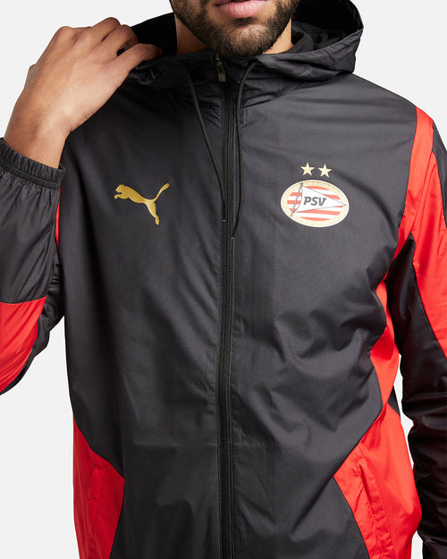 PSV Eindhoven Trainingsjacke - Schwarz/Rot - Footkorner