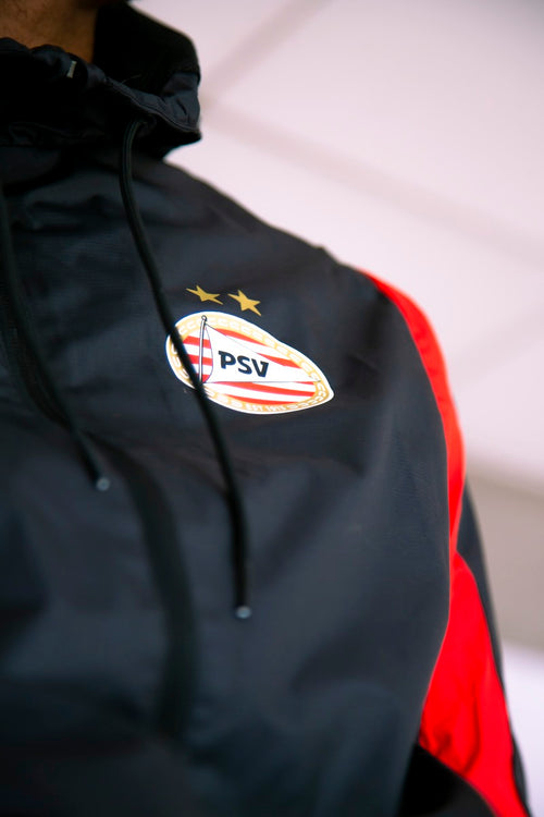 PSV Eindhoven Trainingsjacke - Schwarz/Rot - Footkorner
