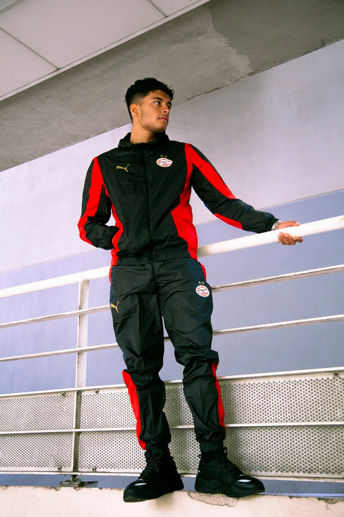 PSV Eindhoven Trainingsjacke - Schwarz/Rot - Footkorner
