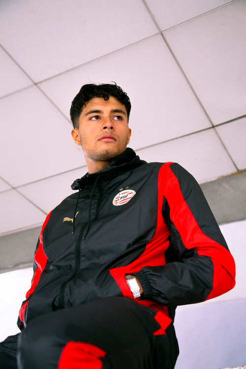 PSV Eindhoven Trainingsjacke - Schwarz/Rot - Footkorner