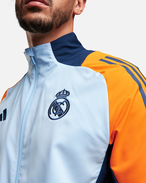 Giacca Training Real Madrid 2024/2025 - Blu/Giallo - Footkorner