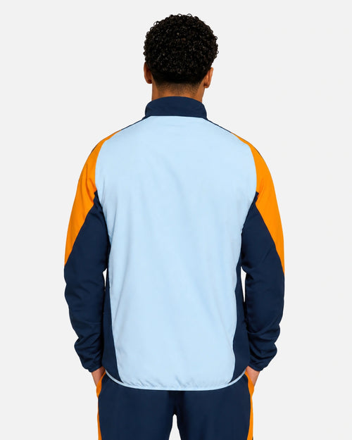 Veste de survêtement Real Madrid 2024/2025 - Bleu/Jaune - Footkorner