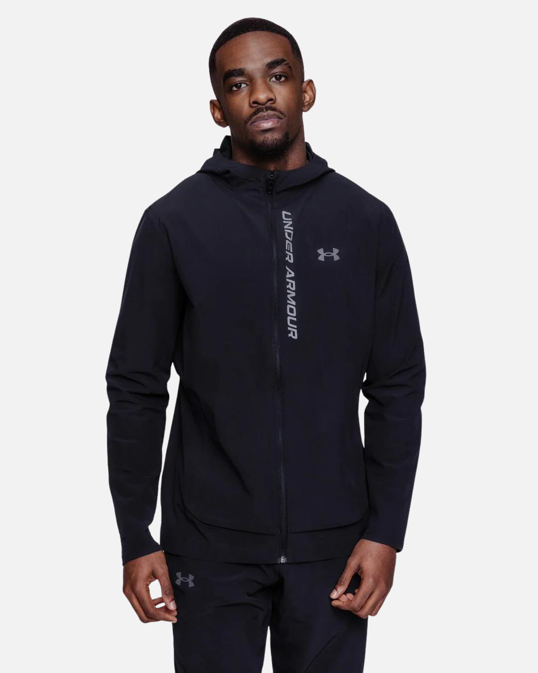 Under Armor Outrun The Storm Track Jacket - Black