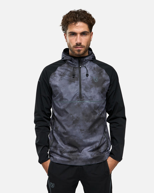 FK Freeze Half-Zip Jacket - Black/Grey - Footkorner