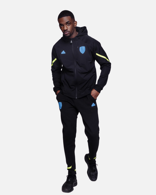 Giacca da allenamento dell'Arsenal - Nero/Blu/Giallo - Footkorner