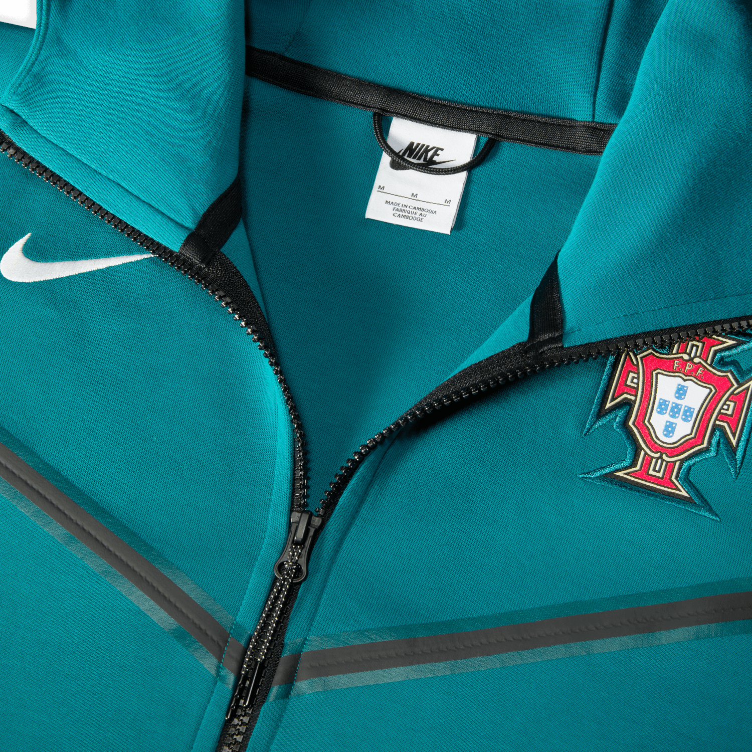 FootkornerPortugal 2024 Trainingsjacke – Türkis