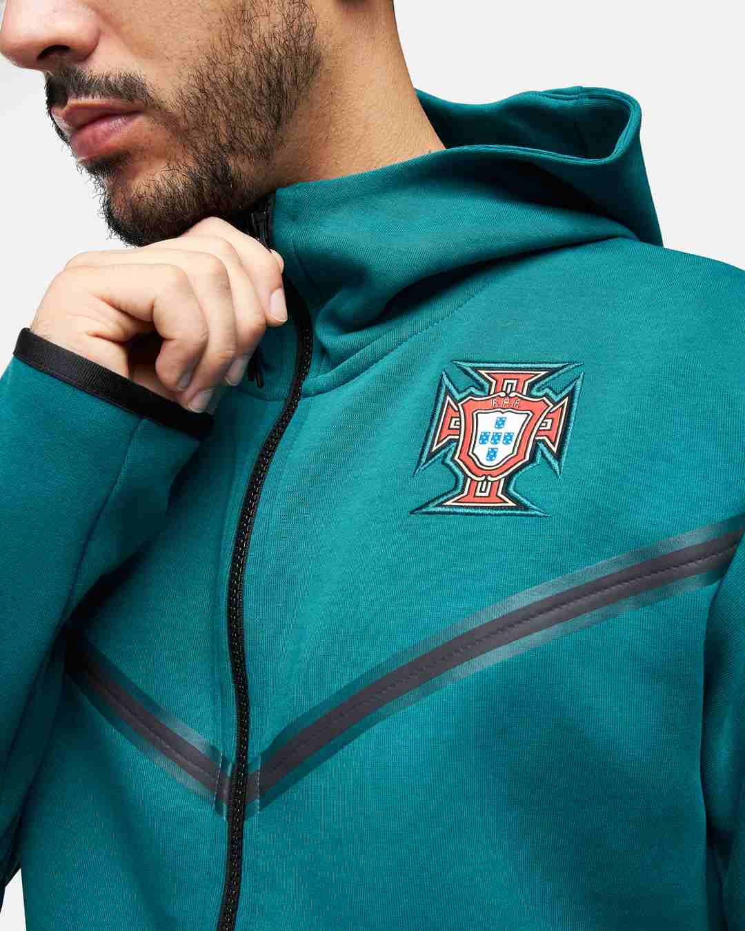 FootkornerPortugal 2024 Trainingsjacke – Türkis
