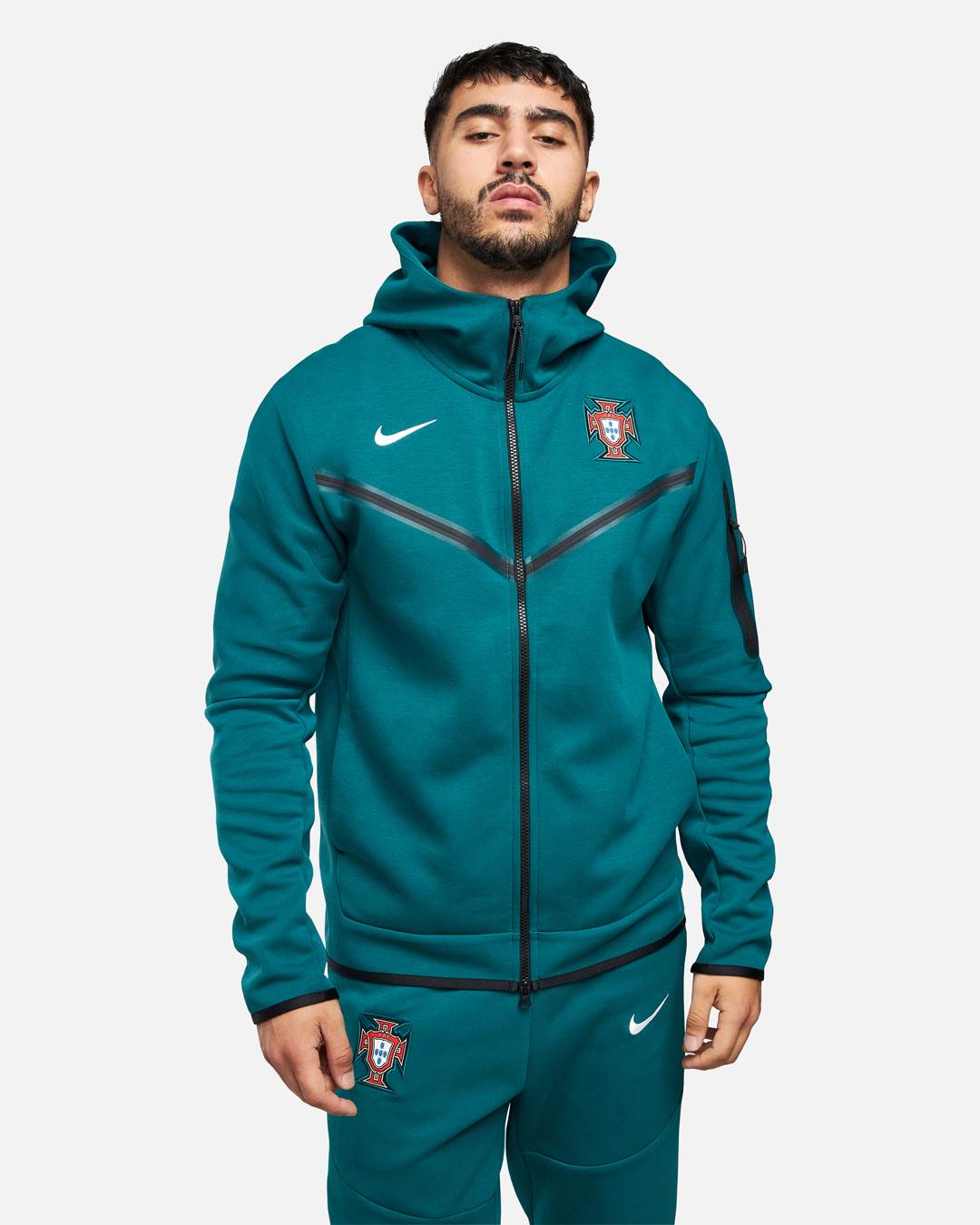 FootkornerPortugal 2024 Trainingsjacke – Türkis