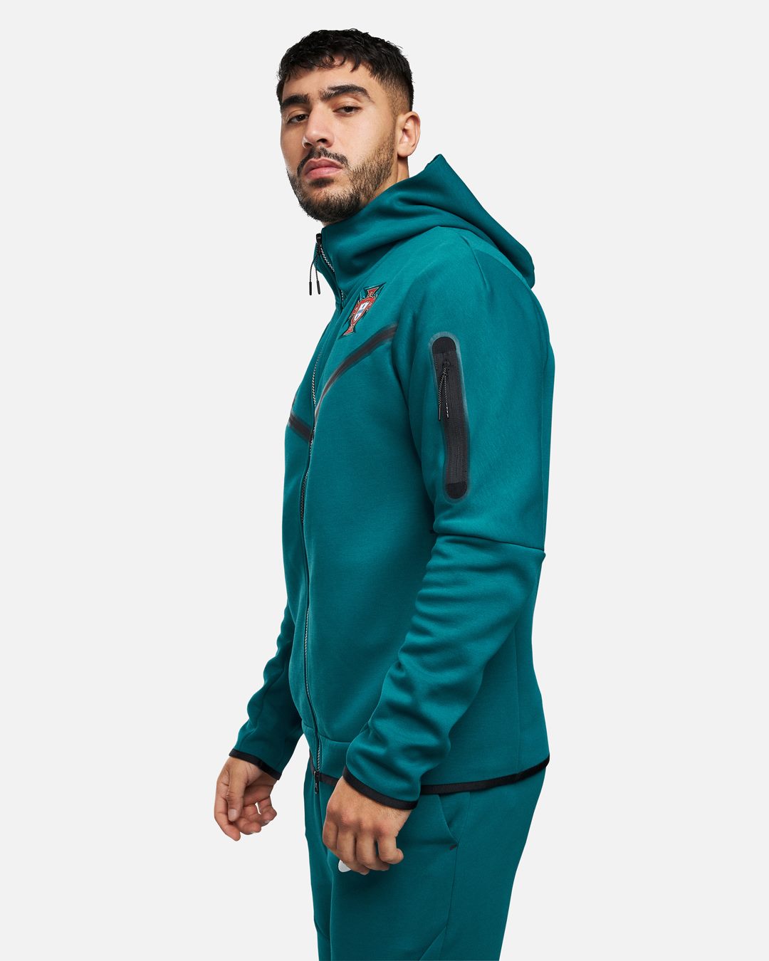 FootkornerPortugal 2024 Trainingsjacke – Türkis
