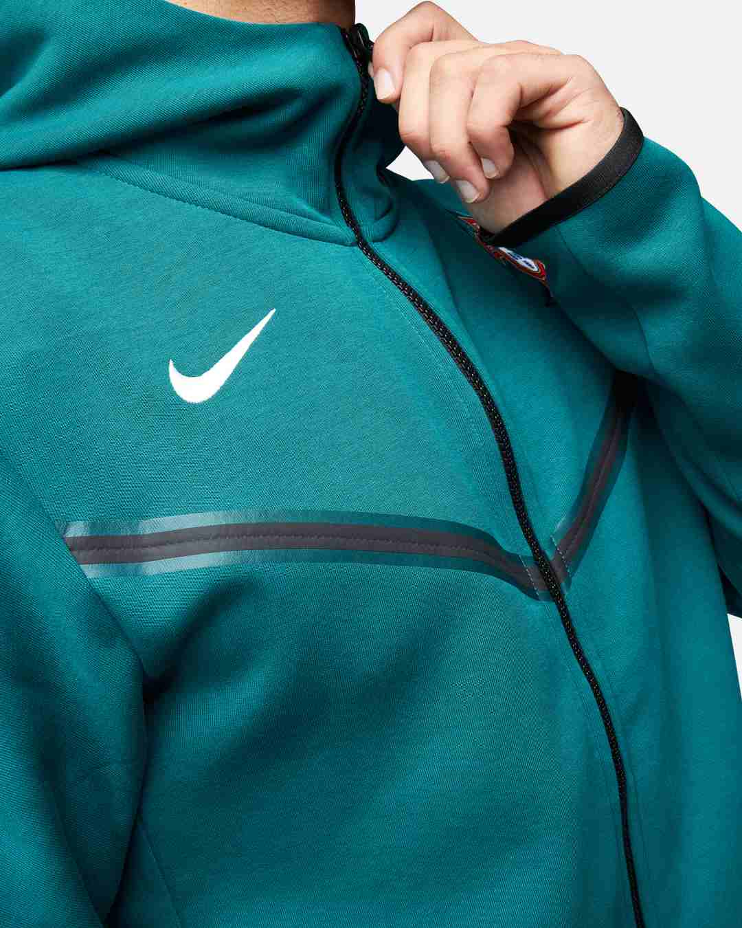 FootkornerPortugal 2024 Trainingsjacke – Türkis