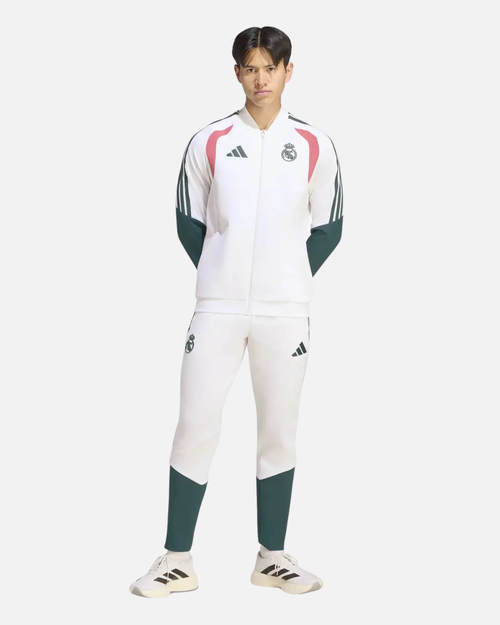 Veste d'entrainement Real Madrid 2026/2027 - Blanc/Vert/Rose - Footkorner