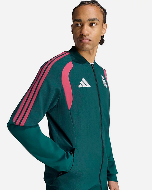Real Madrid 2026/2027 Training Jacket - Green/Pink - Footkorner
