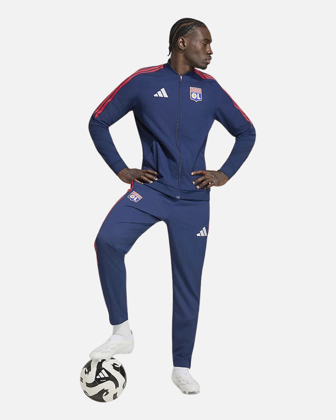 FootkornerVeste d'entrainement OL 2026/2027 - Bleu/Rouge