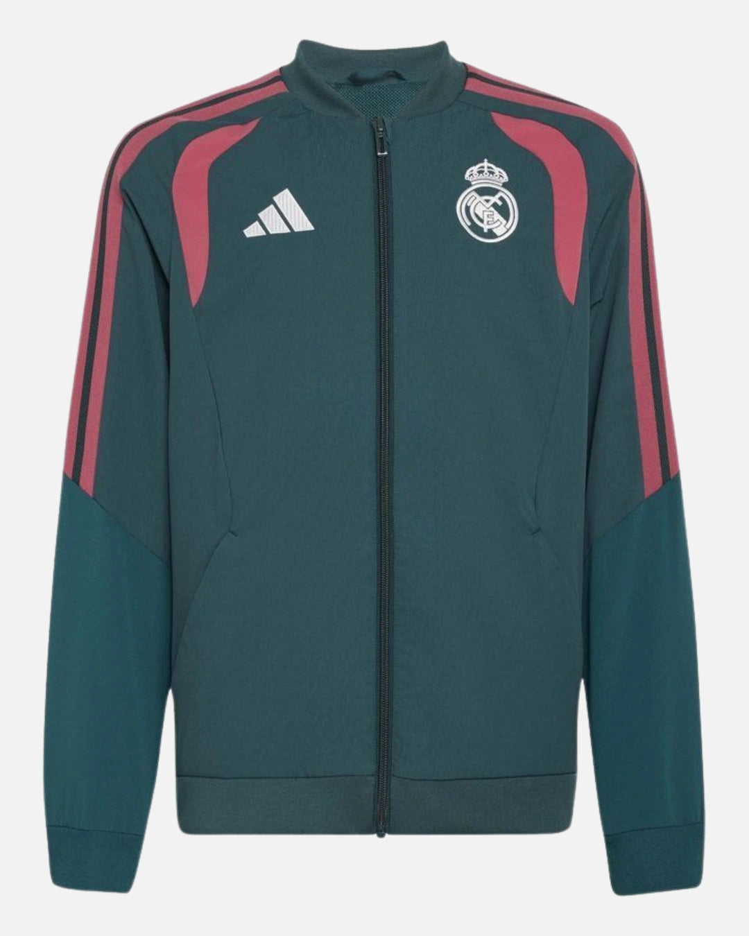 FootkornerReal Madrid Junior Trainingsjacke – Grün/Rosa