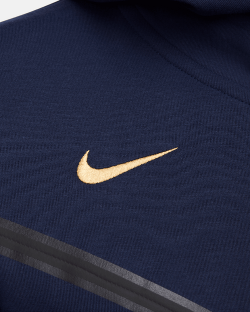 Französische Team Tech Fleecejacke 2024/2025 – Blau/Gold - Footkorner